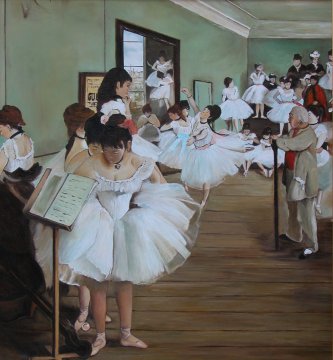 Edgar Degas - Examination of dance