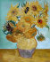 Vincent Van Gogh - Vaso con girasoli